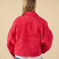 Women's UGA Sanders Embroidered Canvas Jacket