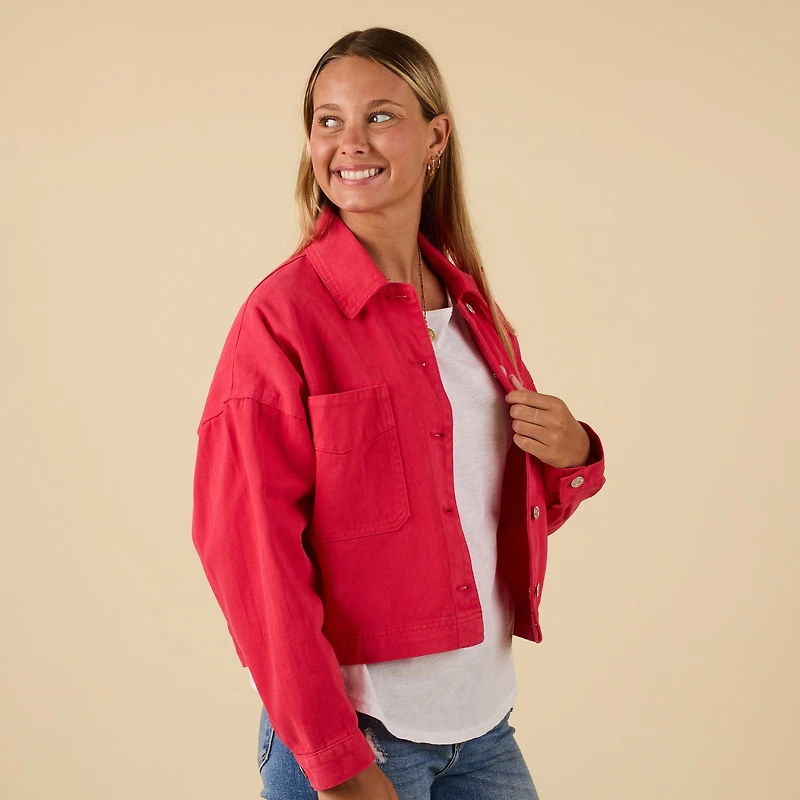 Women's UGA Sanders Embroidered Canvas Jacket