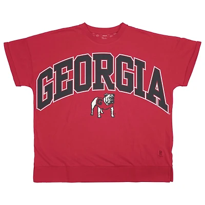 Georgia Gameday Arch Oversized Short Sleeve Top