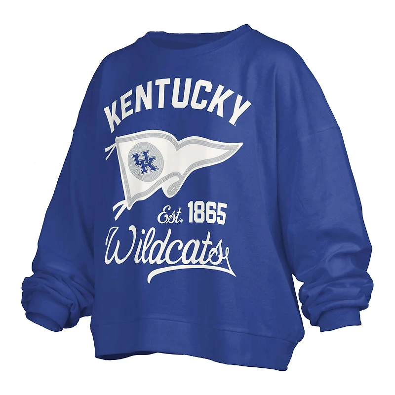 UK Flag Puff Crewneck Sweatshirt