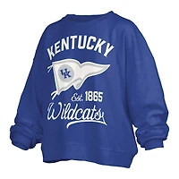 UK Flag Puff Crewneck Sweatshirt