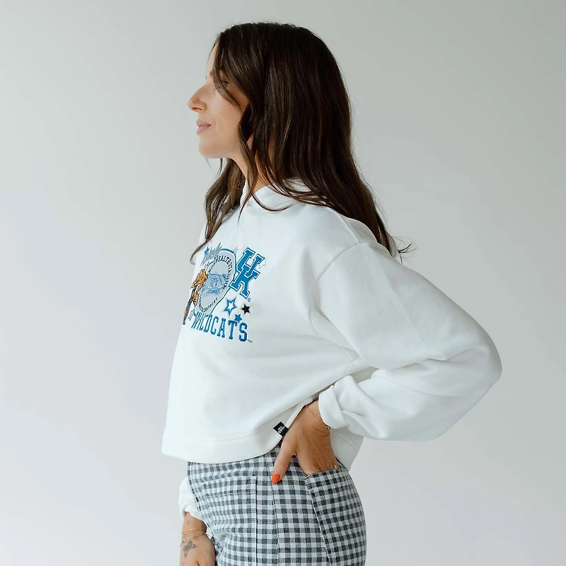 Women's UK Layer Patch Cropped Hoodie