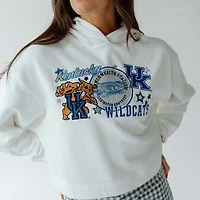 Women's UK Layer Patch Cropped Hoodie