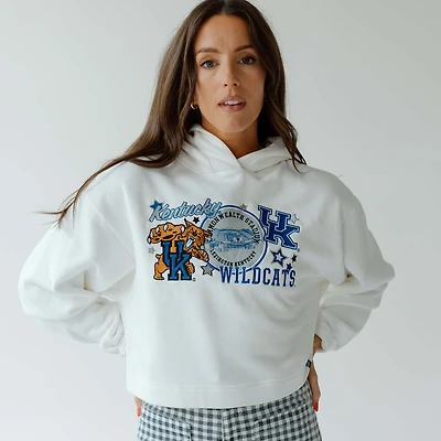 Women's UK Layer Patch Cropped Hoodie