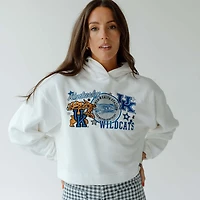 Women's UK Layer Patch Cropped Hoodie