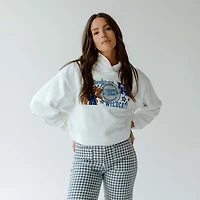 Women's UK Layer Patch Cropped Hoodie