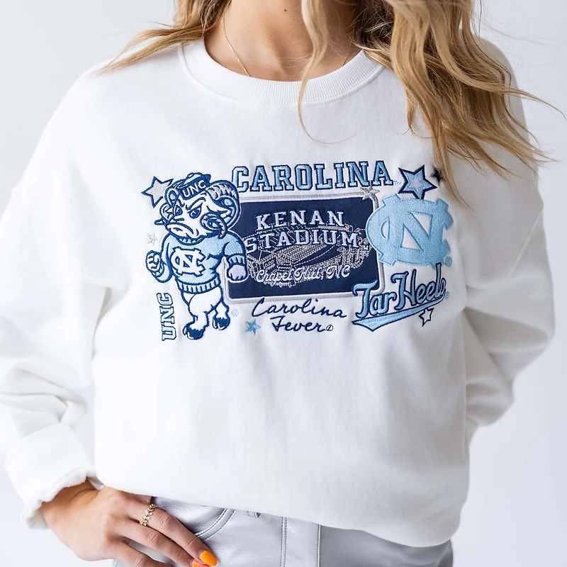 Women's UNC Layer Patch Crewneck Sweatshirt