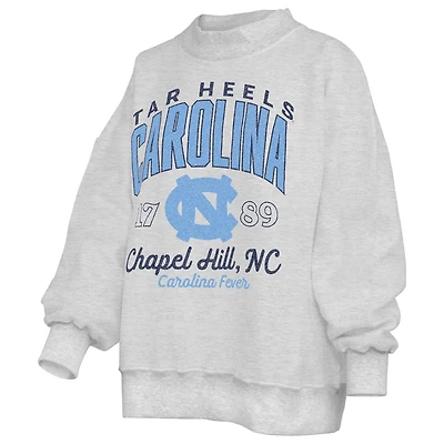 North Carolina Tarheels Reversible Oversized Mock Neck Sweatshirt