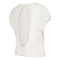 South Carolina Open Back Slub Short Sleeve Top