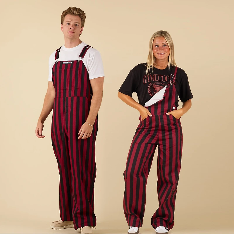 Garnet and Black Overall Bibs