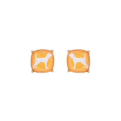 Smokey Raised Stud Earrings