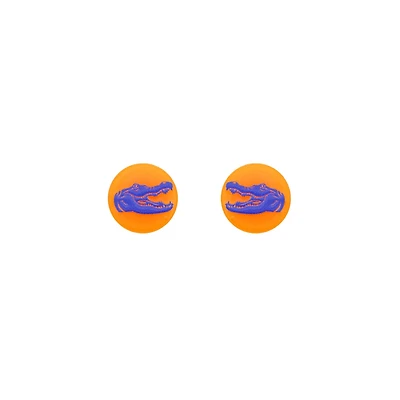 Gator Flat Stud Earrings