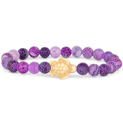 The Journey Turtle Tracking Bracelet in Reef Violet