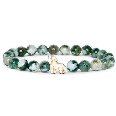 The Scout Wolf Tracking Bracelet in Woodland Green