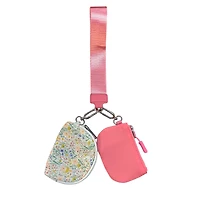 Printed Duel Wristlet Keychain