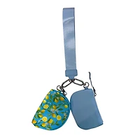 Printed Duel Wristlet Keychain