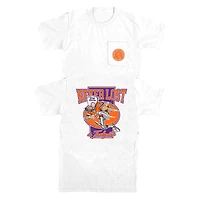 Never Lost A Tailgate Short Sleeve T-Shirt Orange and Purple