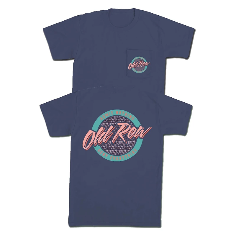 Circle Logo Pocket Short Sleeve T-Shirt Midnight