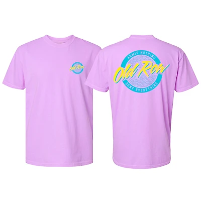 Circle Logo Short Sleeve T-Shirt Neon Violet