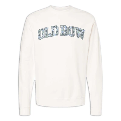 Camo Arch Crewneck Sweatshirt Bone
