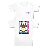 BDTBAB 90s Retro Short Sleeve T-Shirt White