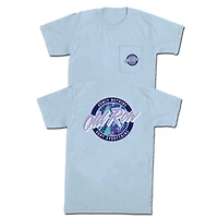 90s Circle Logo Short Sleeve T-Shirt Chambray