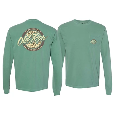 Duck Camo Logo Long Sleeve T-Shirt Light Green