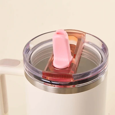 Flip Straw Tumbler Lid in Pink