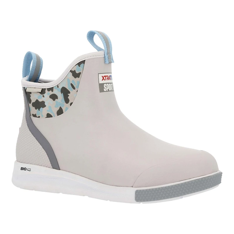 Men's 6 Inch Ankle Deck Boot Sport Gray