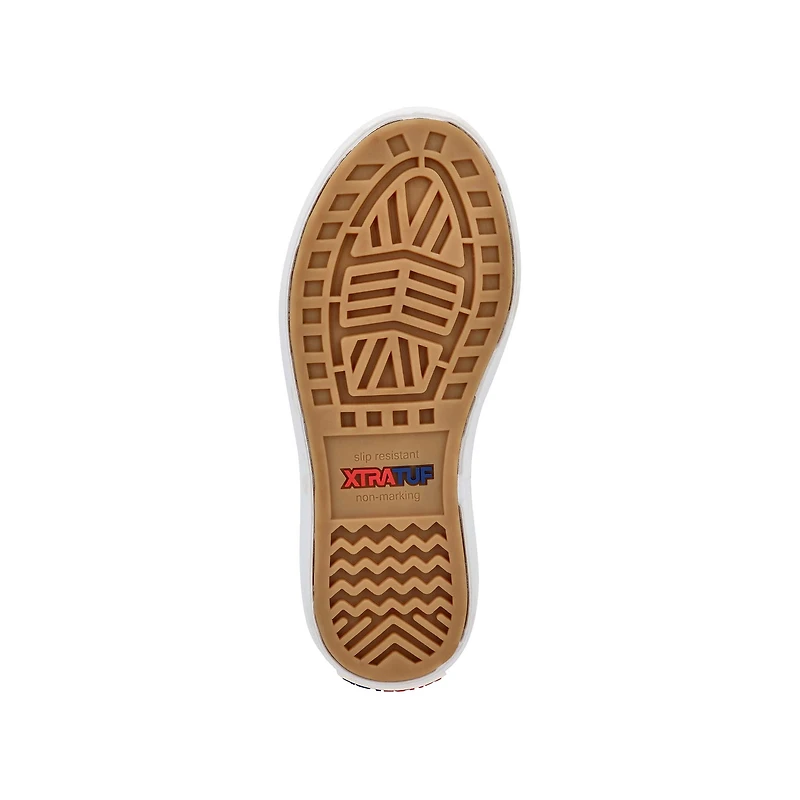 Youth Blue Ankle Deck Boot White