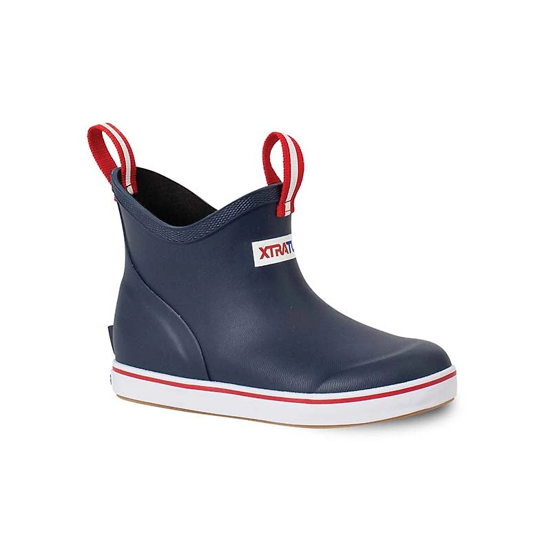 Youth Ankle Deck Boot Navy