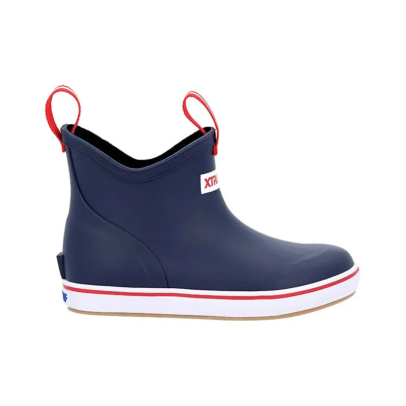 Youth Ankle Deck Boot Navy