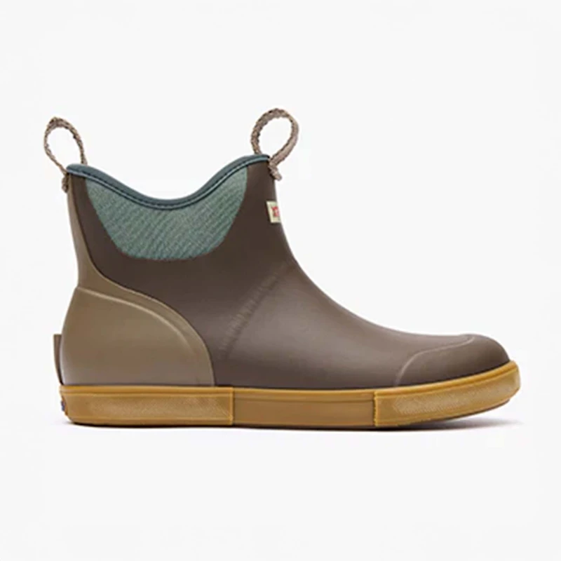 Men's Vintage Ankle Deck Boot Brown