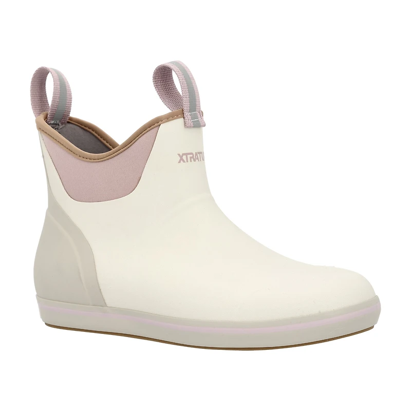 Women's 6 Inch Ankle Deck Boot Ivory