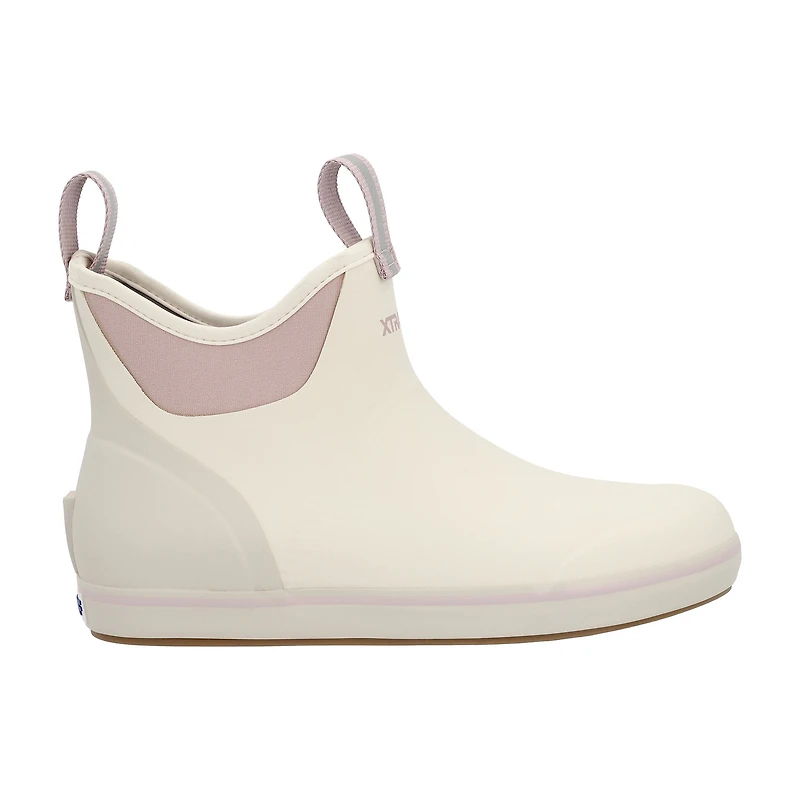 Women's 6 Inch Ankle Deck Boot Ivory