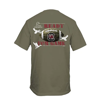 Youth USC Hunting Camo Football Short Sleeve T-Shirt