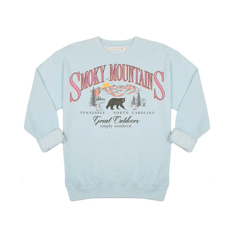 Youth Smoky Mountains Crewneck Sweatshirt