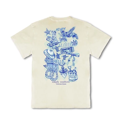 Youth Mineral Wash Howdy Short Sleeve T-Shirt