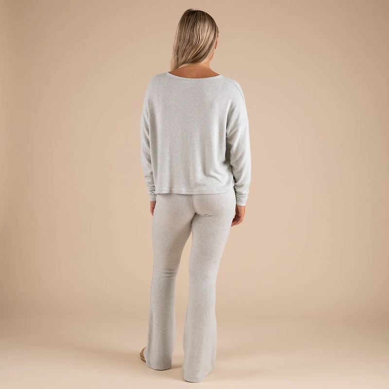 Flare Leg Hacci Lounge Pants