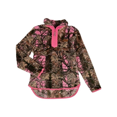 Youth Quarter Zip Fleece Camo