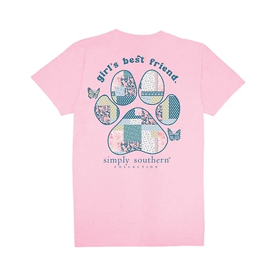 Youth Dog Paw Short Sleeve T-Shirt