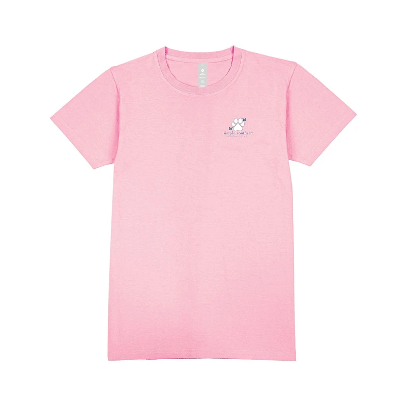 Youth Dog Paw Short Sleeve T-Shirt
