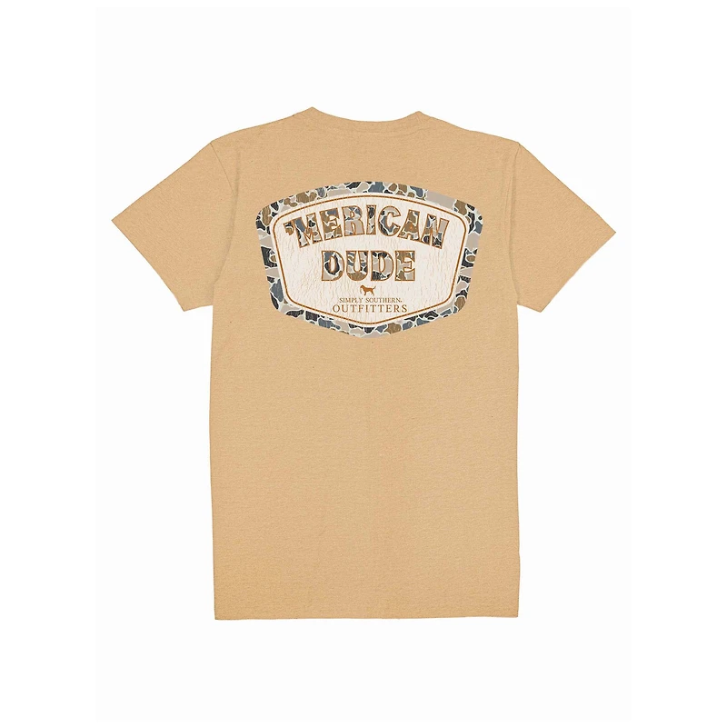Youth Camo Logo Short Sleeve T-Shirt