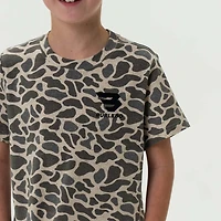 Youth Classic Deer Camo Short Sleeve T-Shirt