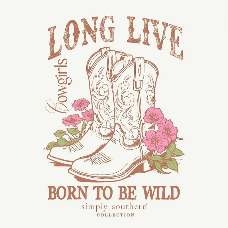 Youth Long Live Cowgirls Short Sleeve T-Shirt