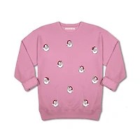 Youth Scattered Santa Crewneck Sweatshirt