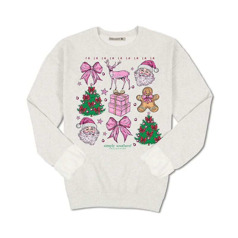 Youth Christmas Icon Crewneck Sweatshirt