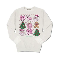 Youth Christmas Icon Crewneck Sweatshirt