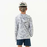 Youth Performance Hoodie White Camo