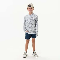 Youth Performance Hoodie White Camo